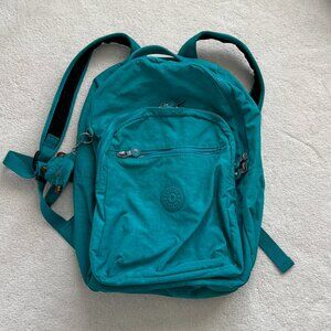 Blue/Green/Teal Kipling Backpack